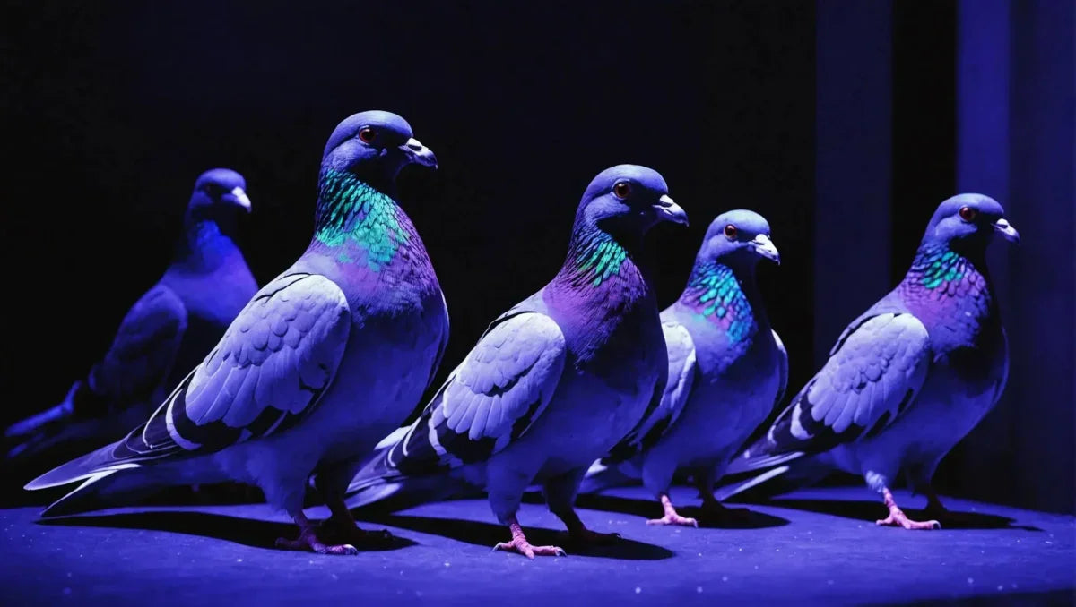 The Hidden Colors of Pigeons Under UV Light - Talis Us