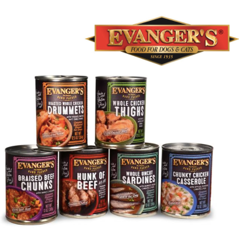 Evanger dog hot sale food