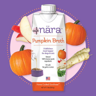 Cafe Nara Pumpkin Broth for Dogs and Cats 1.1 lb