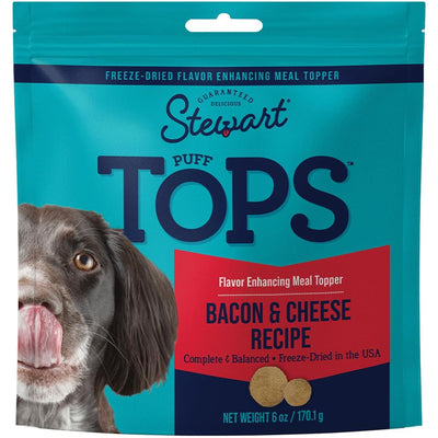 Stewart Puff Tops Bacon & Cheese Recipe  Freeze-Dried Dog Food Topper - Talis Us