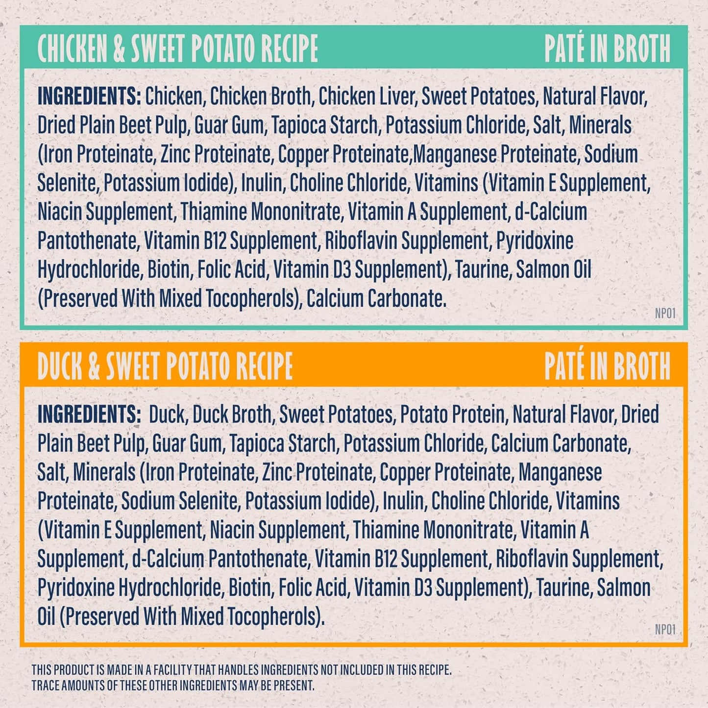 Natural Balance Limited Ingredient Soft Pate in Broth Wet Cat Food (10 ea/2.6 oz) features meats, veggies, vitamins, and minerals—a grain-free option your cat will love.