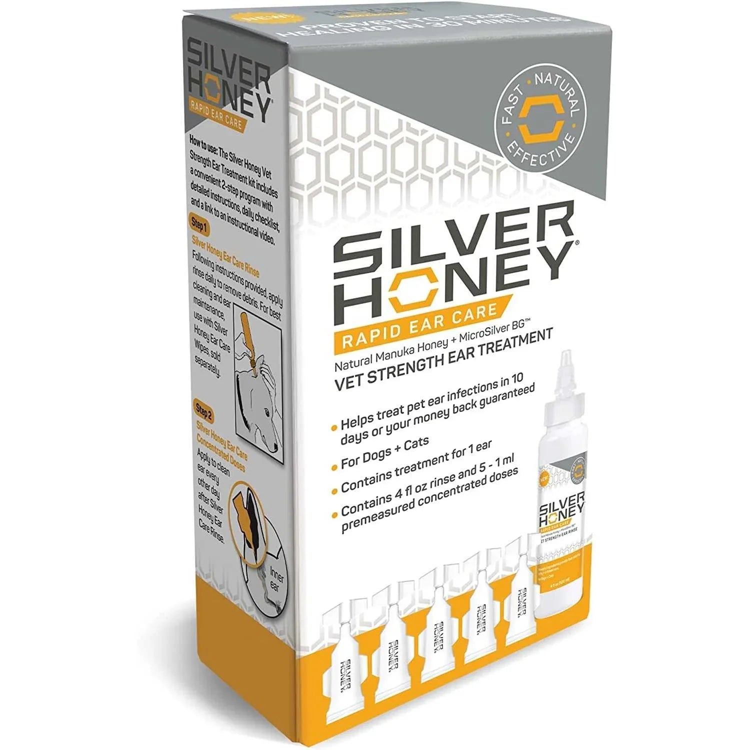 Absorbine Pet Silver Honey Rapid Ear Care Vet Strength Ear Treatment Absorbine Pet