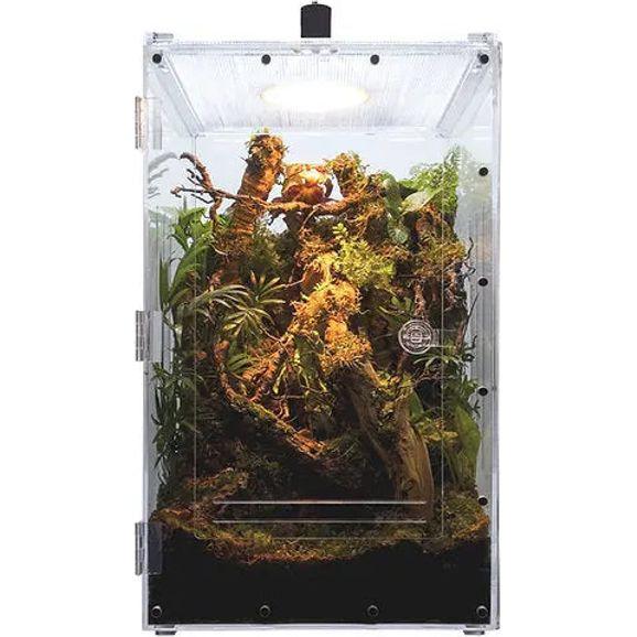 Acrylic Reptile Terrarium Double-Opening Enclosure for Lizards Spiders Geckos XLarge HerpCult