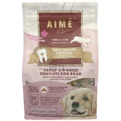 Aime Kitchen Oral Health Air Dried Pork & Lamb Recipe Dog Food 2.2lb Aime Kitchen
