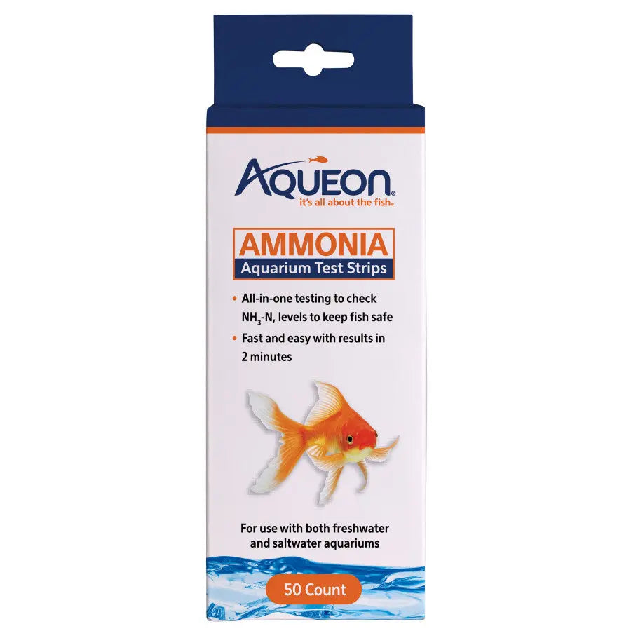 Aqueon Ammonia Aquarium Test Strips 50 ct Aqueon