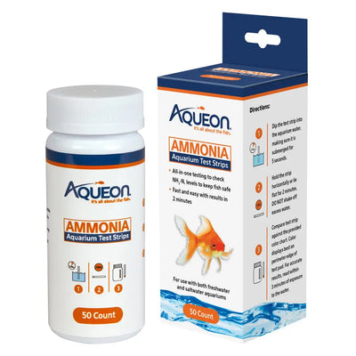 Aqueon Ammonia Aquarium Test Strips 50 ct Aqueon