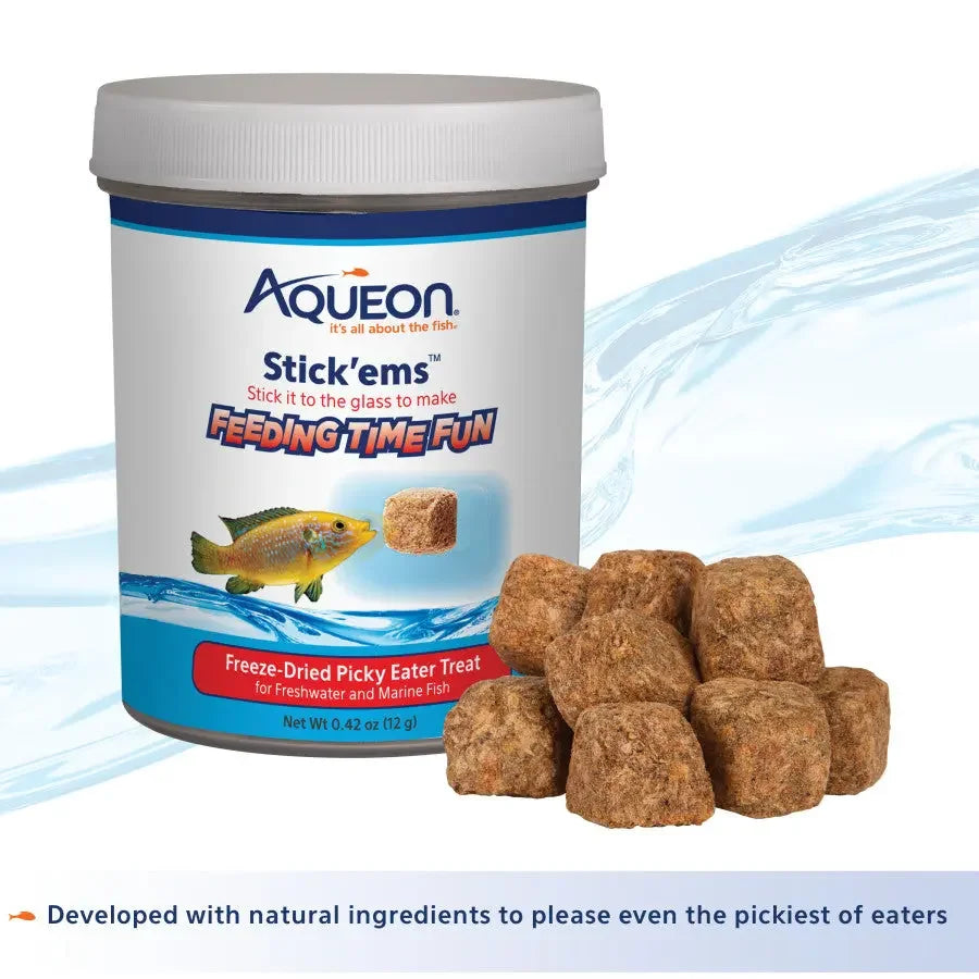 Aqueon Stick'ems Freeze-Dried Fish Food Aqueon