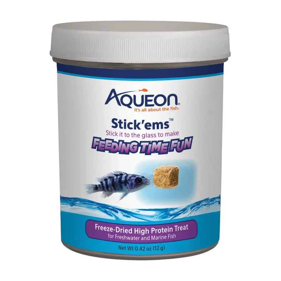 Aqueon Stick'ems Freeze-Dried Fish Food Aqueon