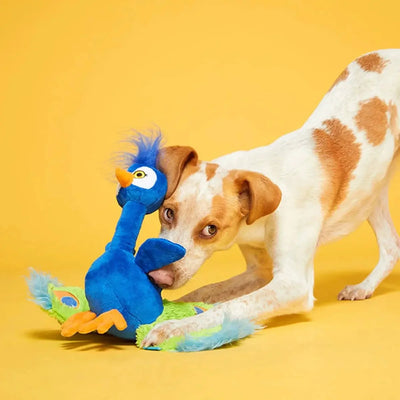 BARK Pop Peacock Dog Toys BARK