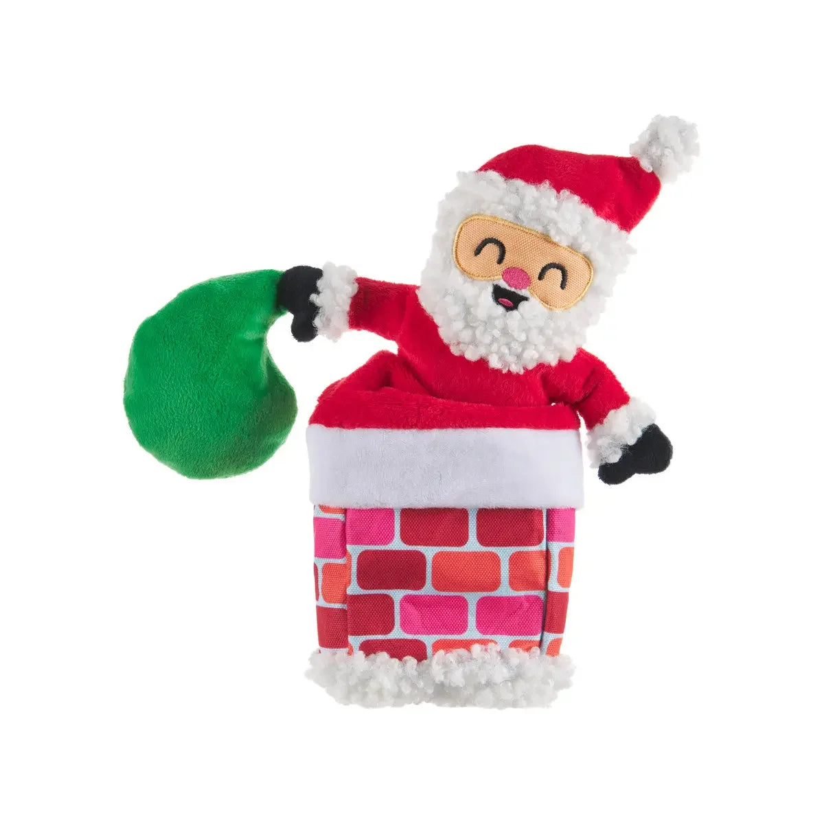 BARK Santa's Chimney Shimmy Dog Toys BARK