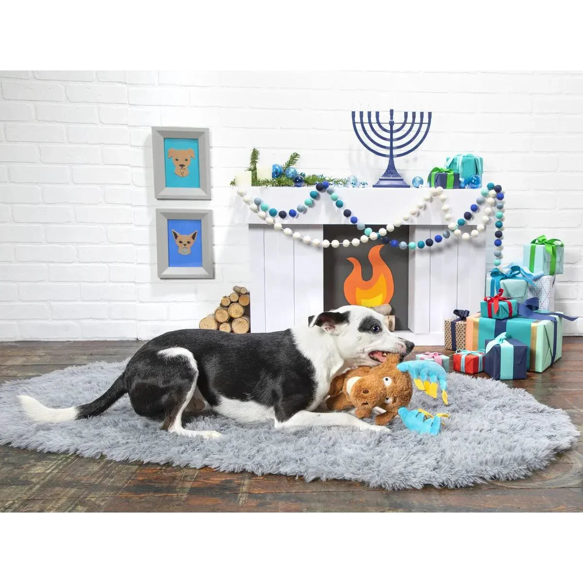 BARK The Menorah Moose Dog Toys BARK