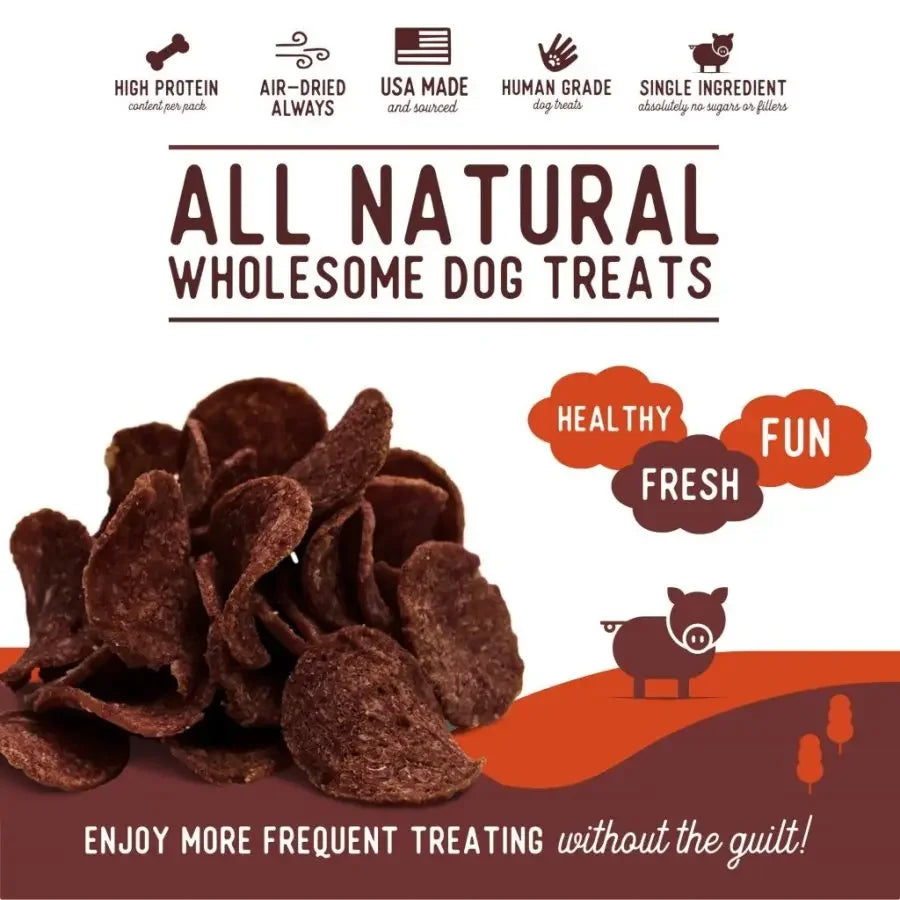 Beg & Barker Pork Heart Chips Dog Treats Beg & Barker