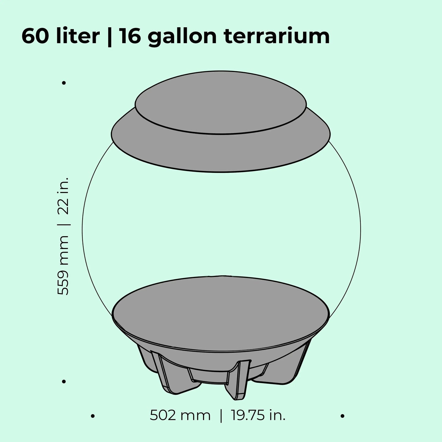 BiOrb AIR 60 Terrarium BiOrb