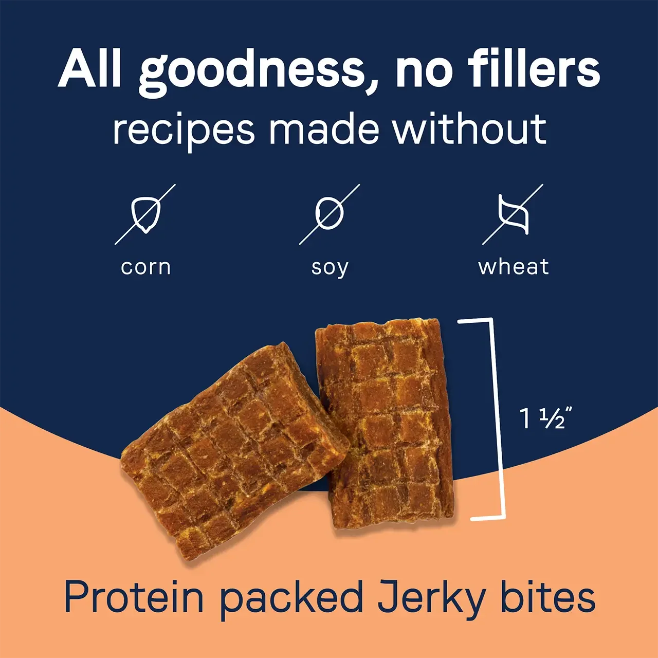 CANIDAE PURE Salmon Jerky w/Sweet Potato Dog Treats 4 oz CANIDAE