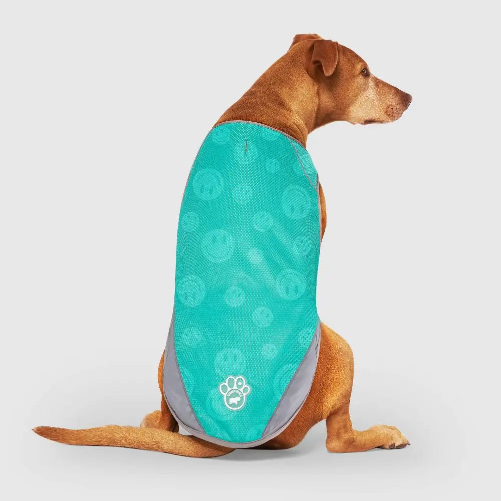 Canada Pooch Wet Reveal Smiley Cooling Dog Vest Canada Pooch