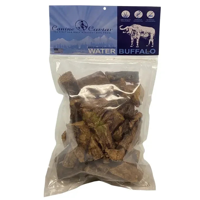 Canine Caviar Water Buffalo Lungs Dog Treats 8oz Canine Caviar