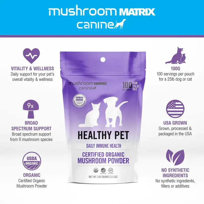 Canine Matrix Healthy Pet Daily Immune Support Dog Supplement Talis Us