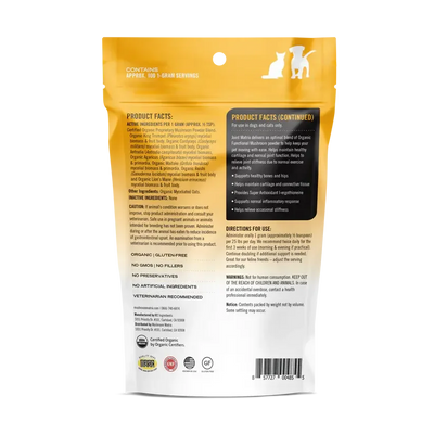 Canine Matrix Joint Dog Supplement 200g Mushroom Matrix