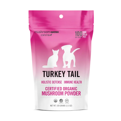 Canine Matrix Turkey Tail Holistic Defense Immune Support Dog Supplement Mushroom Matrix