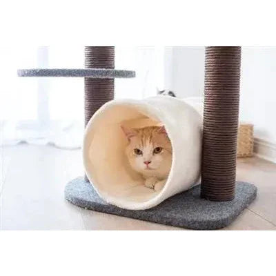 Catry, Lifted Cat Tree Cat Tower with Tunnel and Pom Poms PetPals Group
