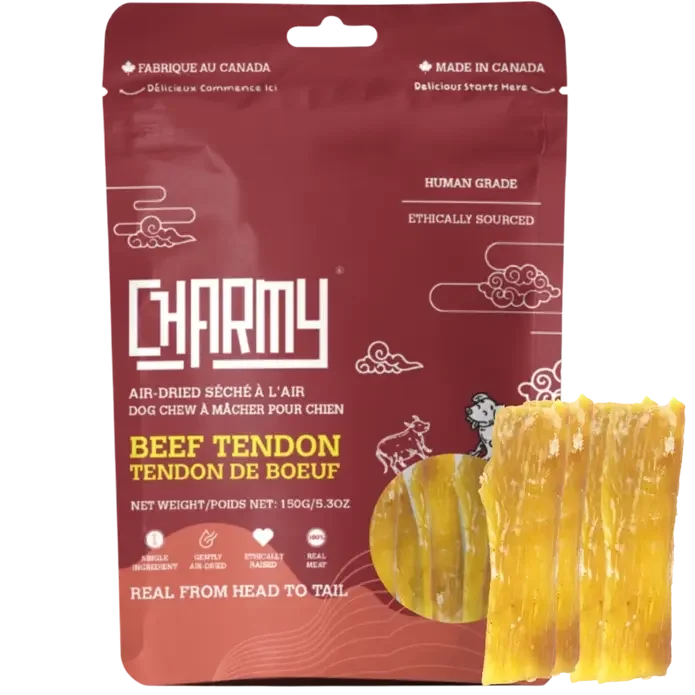 Charmy Pet Beef Tendon Dog Treats 5.6 oz Charmy Pet
