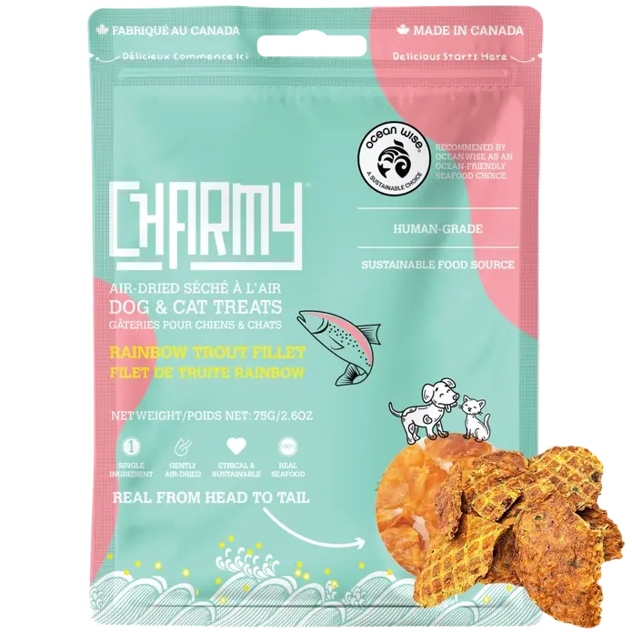 Charmy Pet Rainbow Trout Dog Treats Charmy Pet