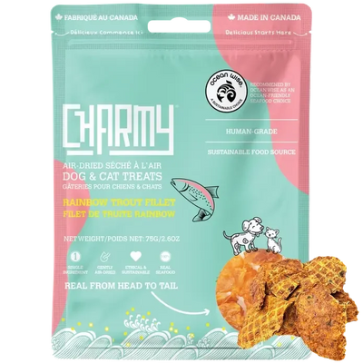 Charmy Pet Rainbow Trout Dog Treats Charmy Pet