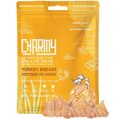 Charmy Pet Turkey Breast Dog Treats 3.5 oz Charmy Pet