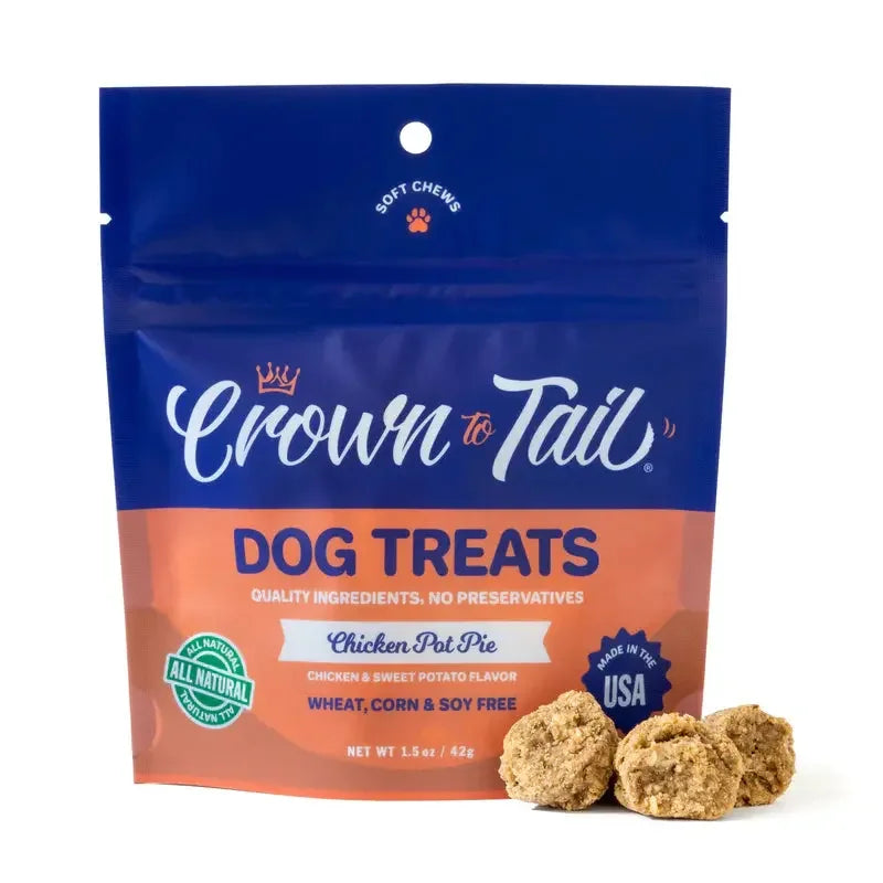 Crown to Tail Chicken Pot Pie Soft Chew Dog Treats Crown to Tail