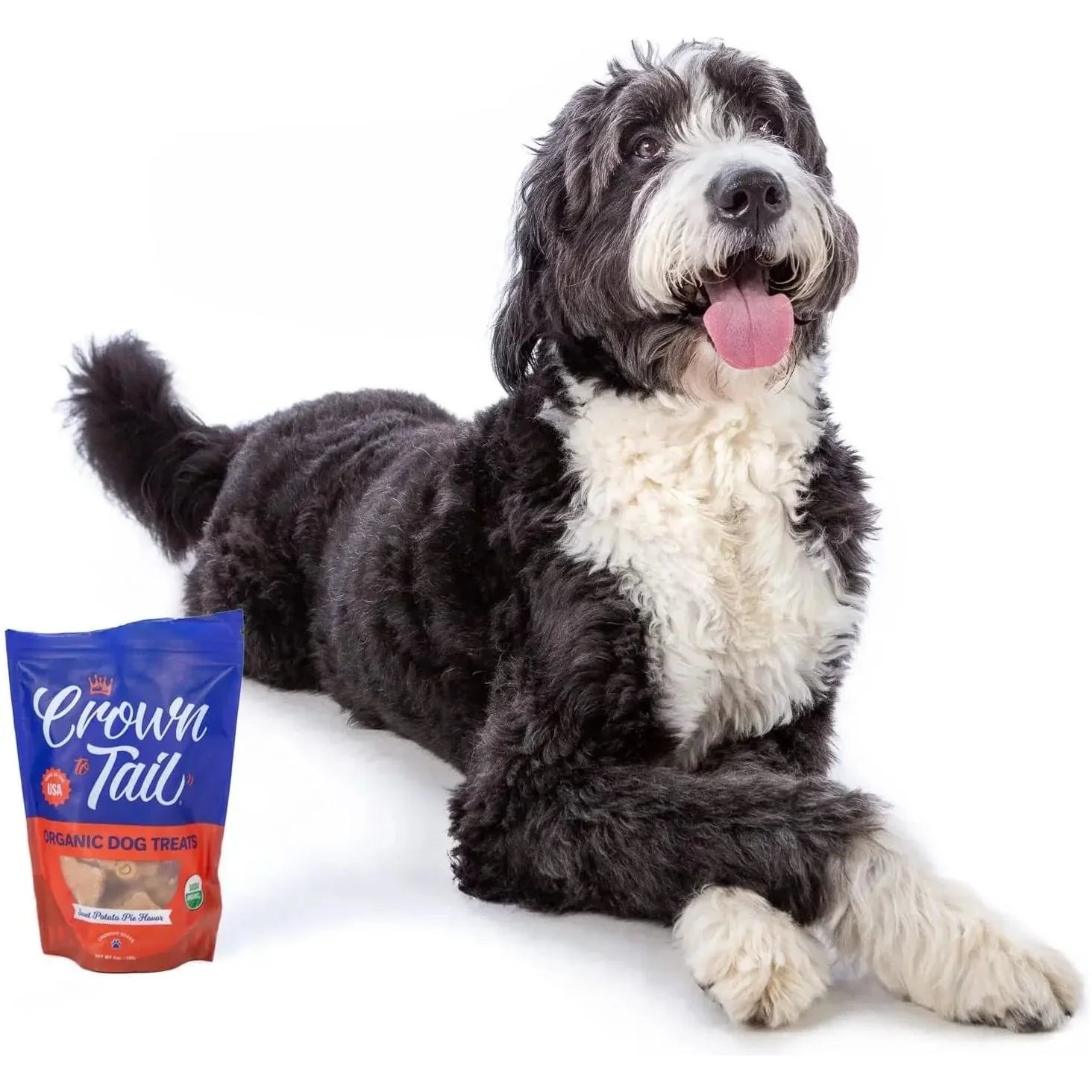 Crown to Tail Organic Sweet Potato Pie Crunchy Dog Treats Crown to Tail