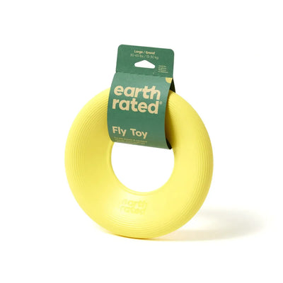 Earth Rated Dog Flyer Toy Yellow TPE Earth Rated