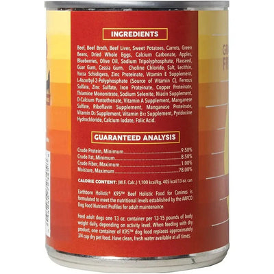 Earthborn Holistic Grain Free K95 Meat Protein Wet Dog Food 12ea/13 oz Earthborn Holistic