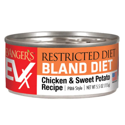 Evanger's Evanger's EVx Restricted Chicken & Sweet Potato Diet Bland Wet Cat Food 24ea/5.5 oz Evanger's