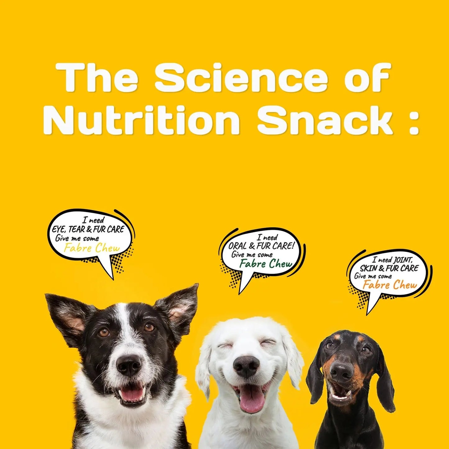 Fabrechew Hypoallergenic Cricket Dental Dog Treats Puppia