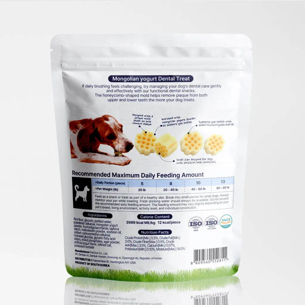 Fabrechew Mongolian Yogurt Dog Treat Puppia