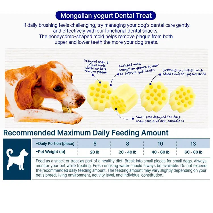 Fabrechew Mongolian Yogurt Dog Treat Puppia