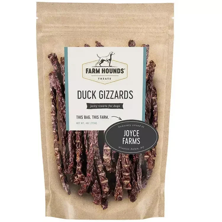 Farm Hounds Duck Gizzards Dog Treats Farm Hounds