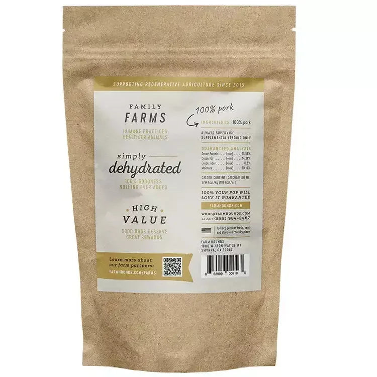 Farm Hounds Healthy Delicious Dehydrated Jerky for Dogs 3.5oz Farm Hounds