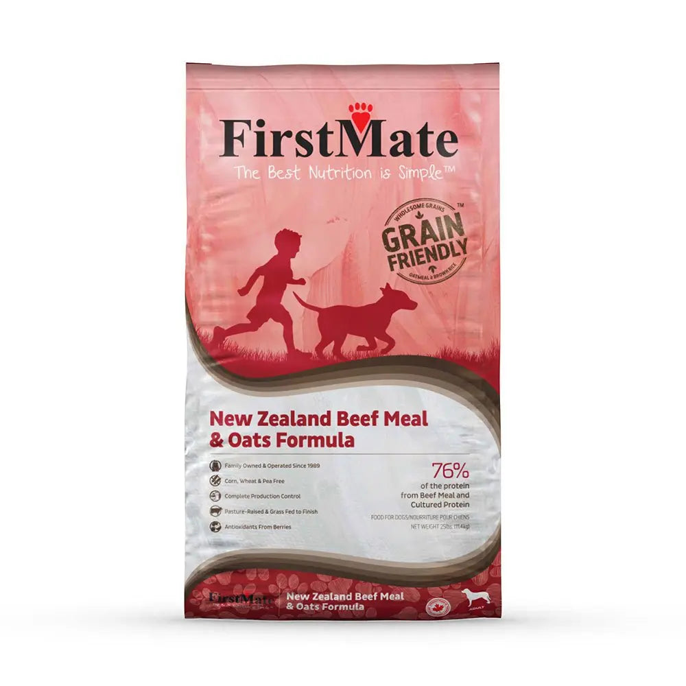 FirstMate Grain Friendly New Zealand Beef Meal & Oats Formula Dog Food FirstMate?