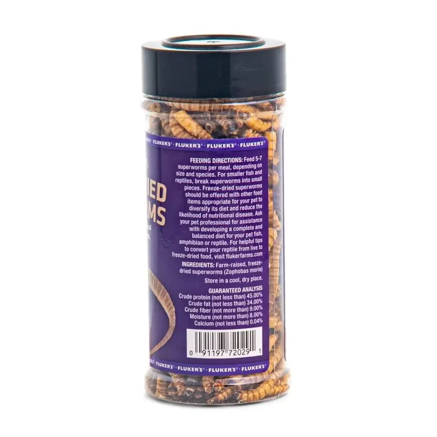 Fluker's Freeze-Dried Superworms Reptile Treats Fluker s