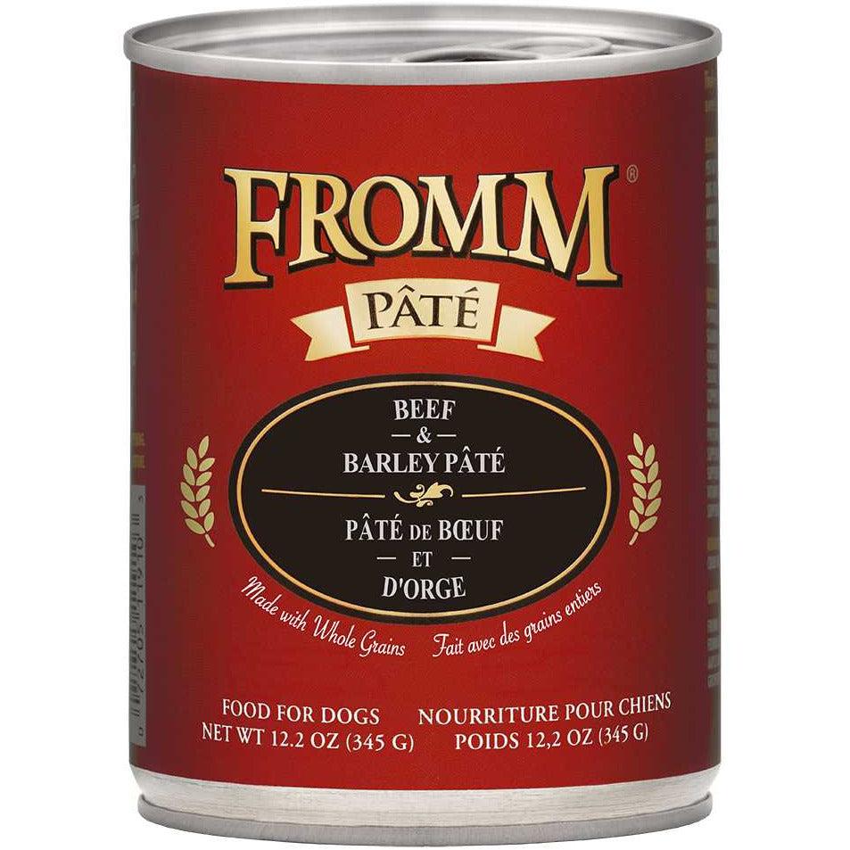 Fromm Beef & Barley Pate Canned Dog Food 12 / 12.2 oz Fromm