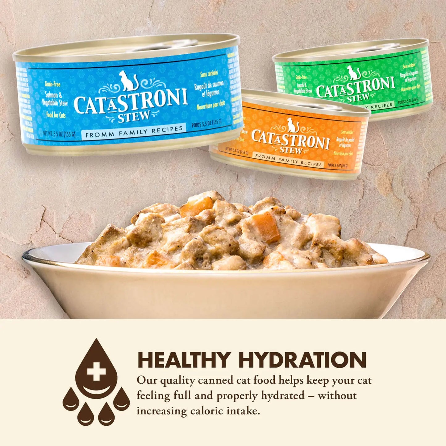 Fromm Cat-A-Stroni Salmon & Vegetable Wet Cat Food 12 / 5.5 oz Fromm