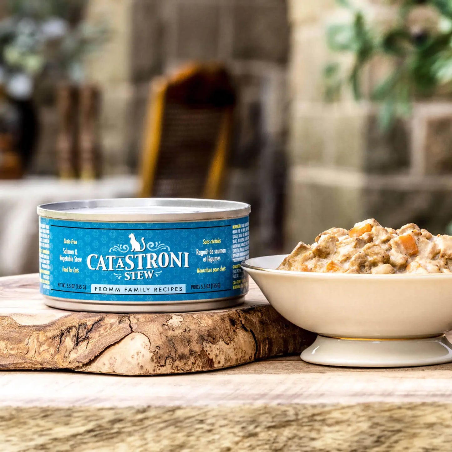 Fromm Cat-A-Stroni Salmon & Vegetable Wet Cat Food 12 / 5.5 oz Fromm