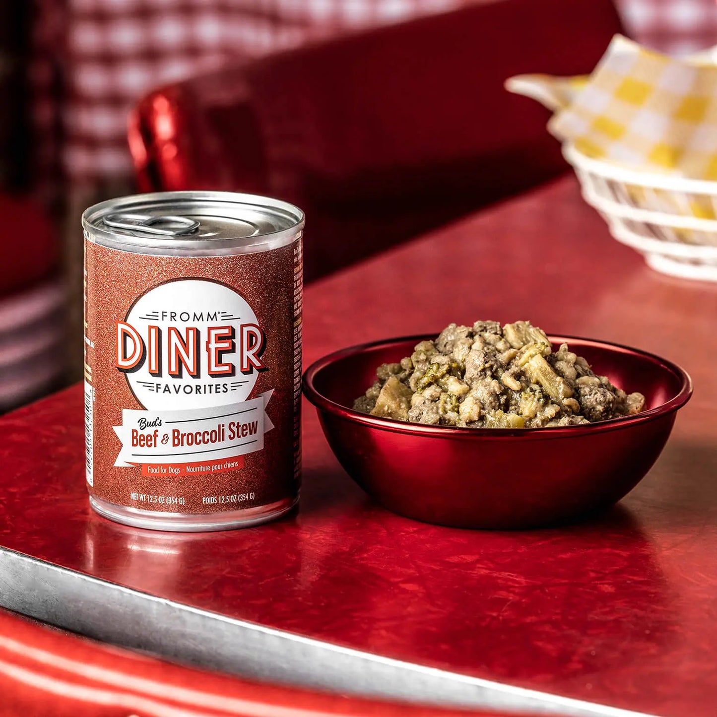 Fromm Diner Favorites Bud's Beef & Broccoli Stew Dog Wet Food12 / 12.5 oz Fromm