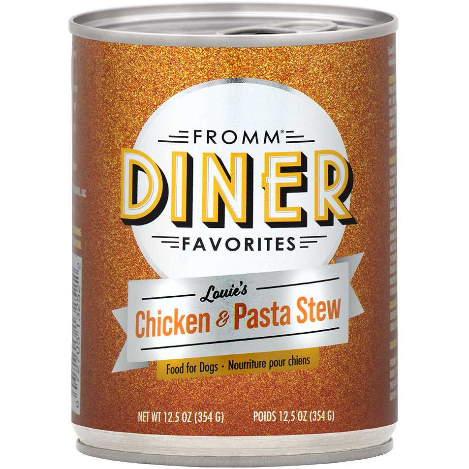 Fromm Diner Favorites Louie's Chicken & Pasta Stew Canned Dog Food 12 / 12.5 oz Fromm