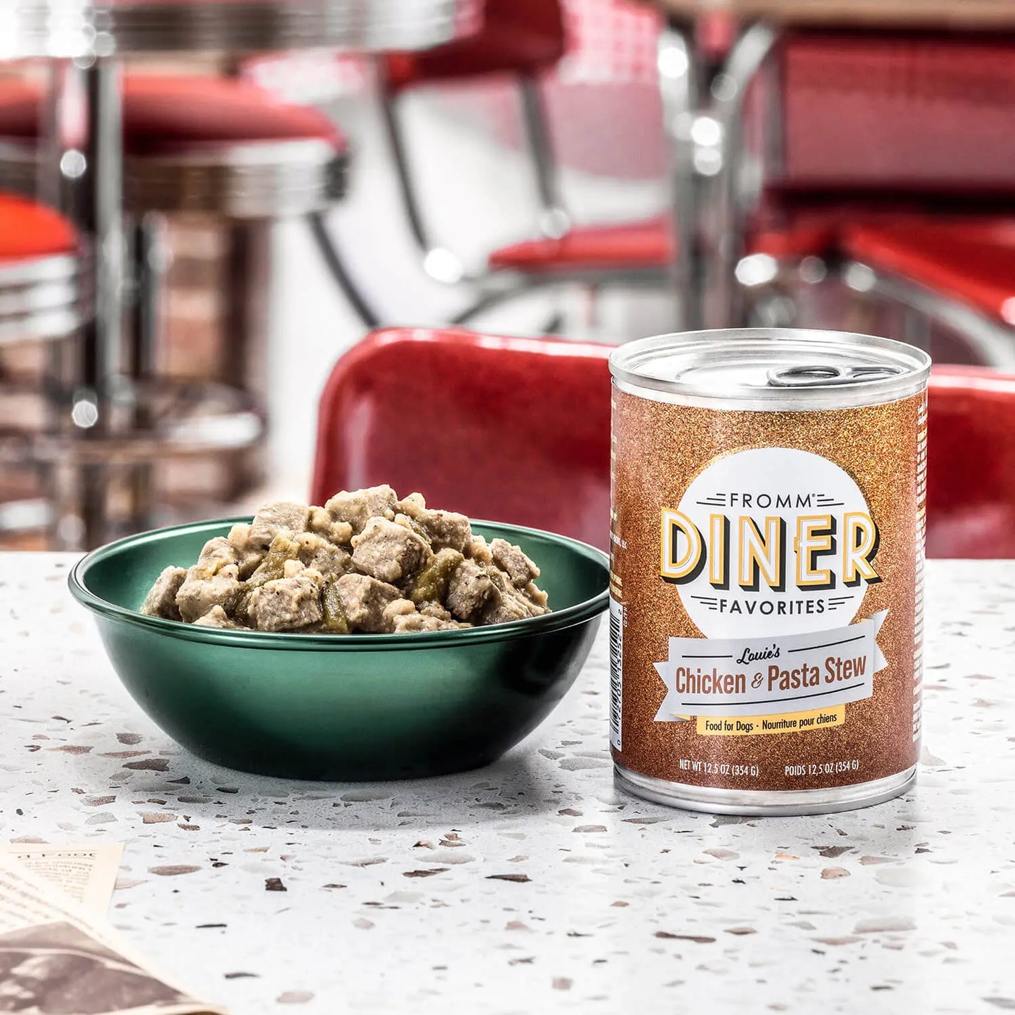 Fromm Diner Favorites Louie's Chicken & Pasta Stew Canned Dog Food 12 / 12.5 oz Fromm