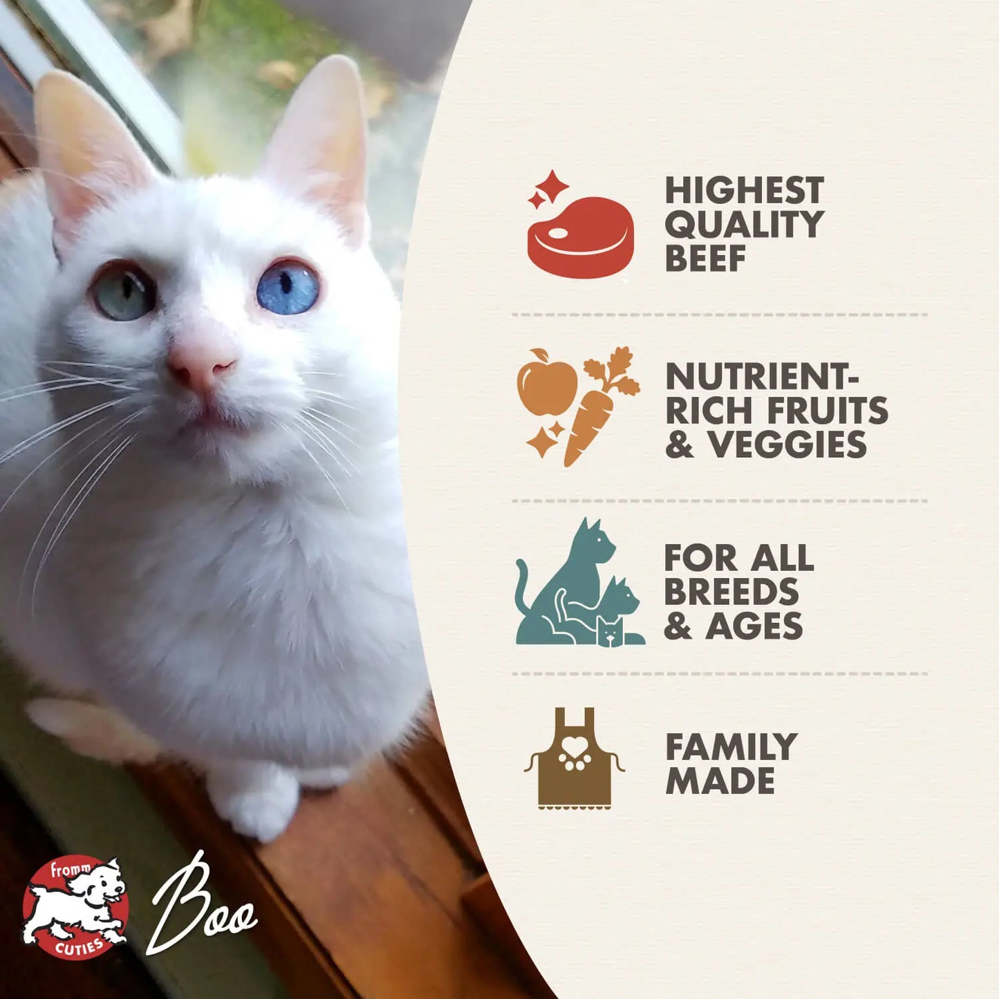 Fromm Four Star Beef & Vegetable Livattini Cat Dry Food Fromm