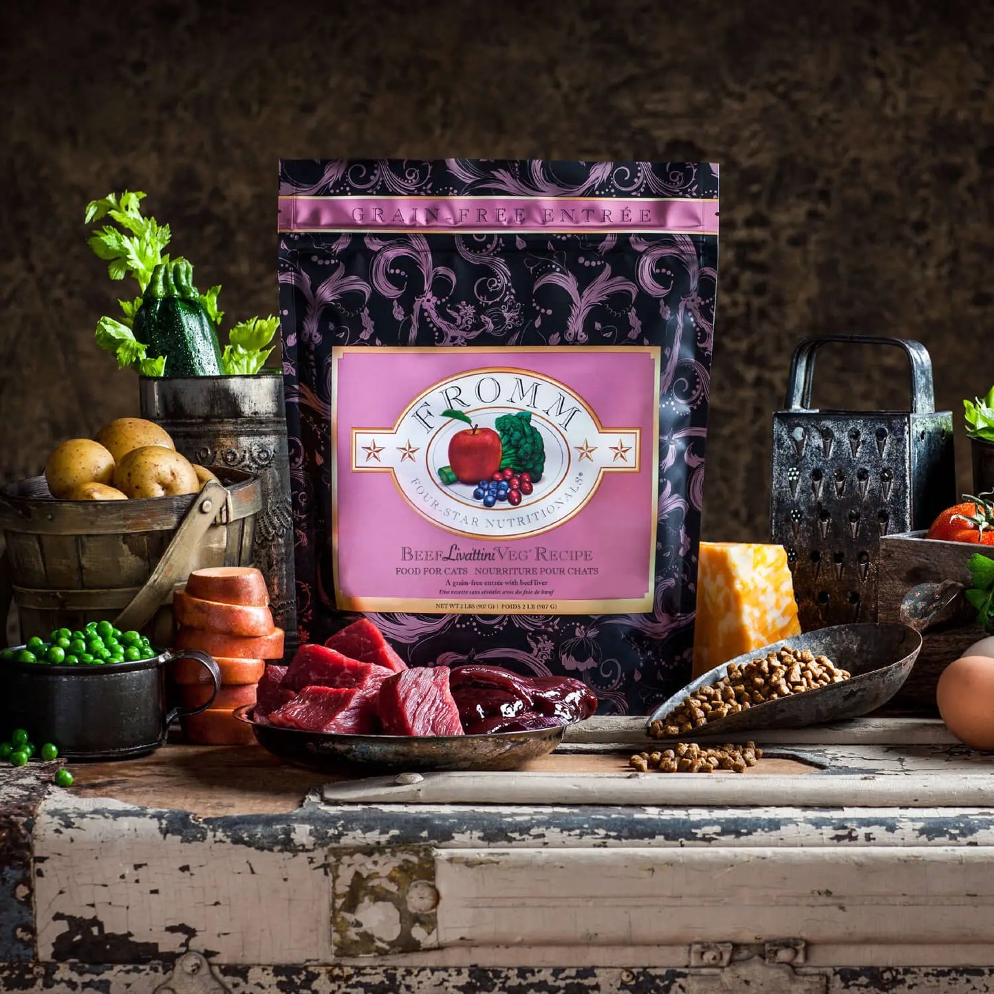 Fromm Four Star Beef & Vegetable Livattini Cat Dry Food Fromm