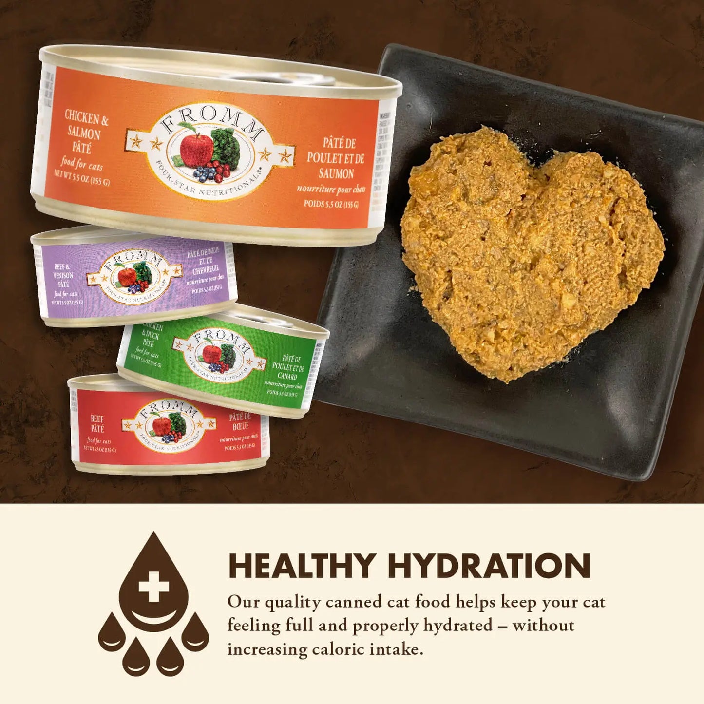Fromm Four Star Chicken & Salmon Pate Wet Cat Food 12 / 5 oz Fromm