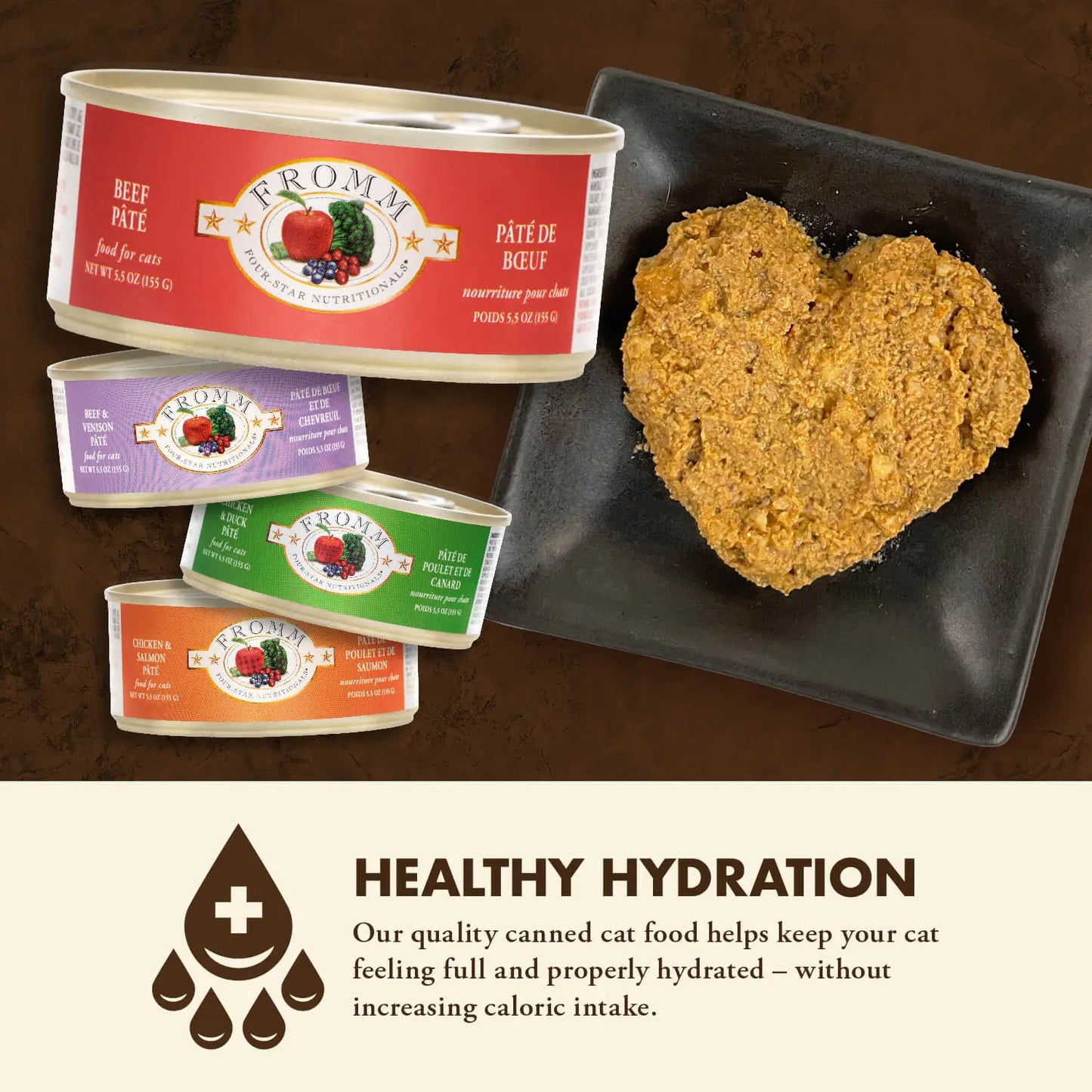 Fromm Four Star Nutritionals Beef Pate Wet Cat Food 12 / 5.5 oz Fromm